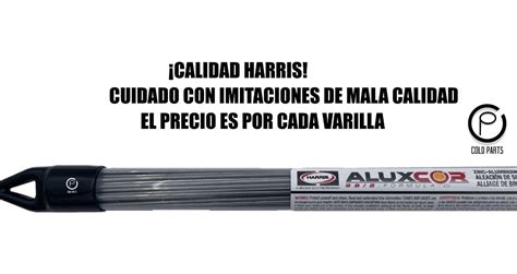 Soldadura Aluminio Cobre Harris Alux Varilla 1 Pieza C Fund MercadoLibre