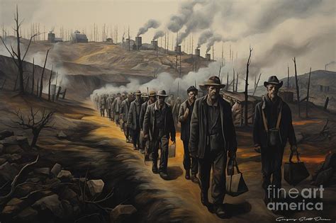 Coal Miners Digital Art by Gregory Doran - Fine Art America