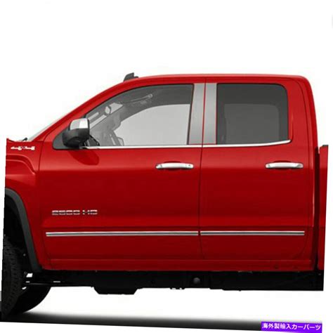 【楽天市場】クロームカバー 2015 2016 Gmc Sierra 2500拡張キャブの柱のポストカバー ステンレス鋼 Pillar Post Covers For 2015 2016