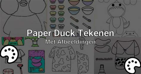 Paper Duck Tekenen Met Tekeningen