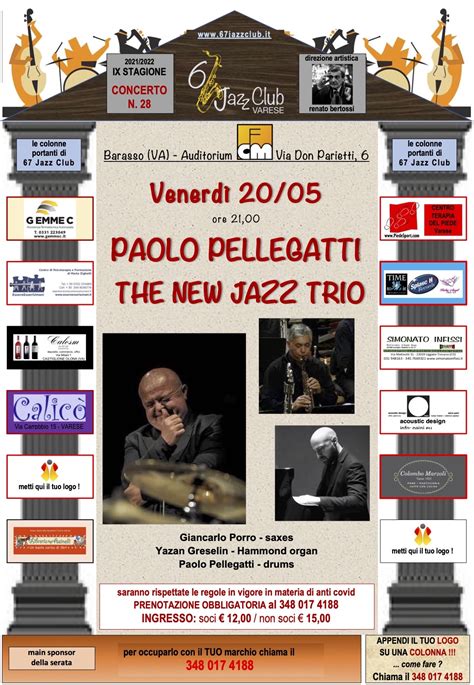 PAOLO PELLEGATTI THE NEW JAZZ TRIO 67 Jazz Club Varese