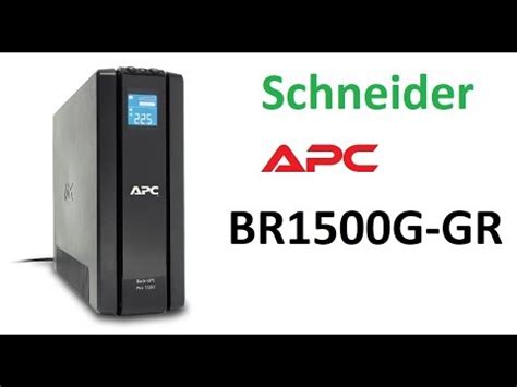 Apc Power Saving Back UPS Pro 1500 230V Schuko Modelis BR1500G GR