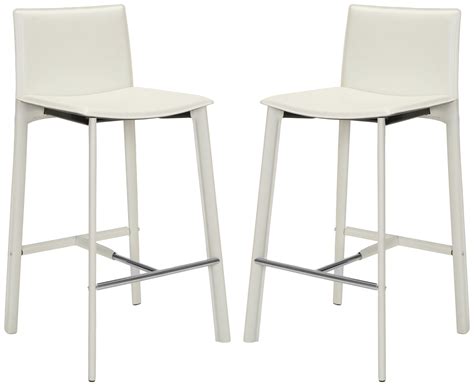 White Leather Bar Stools - Ideas on Foter