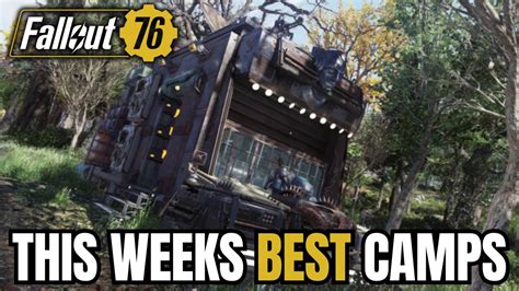 Top 5 Fallout 76 Camp Builds This Weeks Stunning Builds Youtube