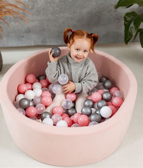 Luna Bambini Ball Pit Complete With Balls Pink Lunabambini Eu