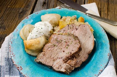 Crock Pot German Pork Roast & Sauerkraut | Park Ranger John