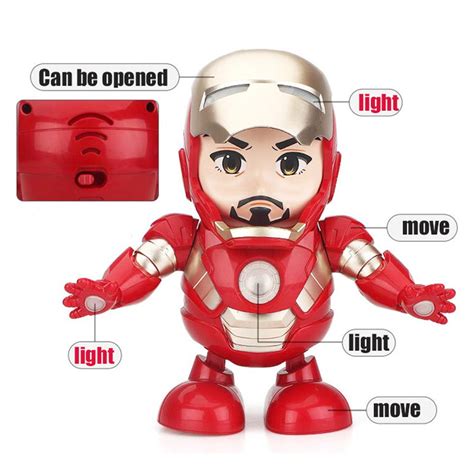 Dance Hero Dancing Superheroes - 8-in Lighted Dancing Figure