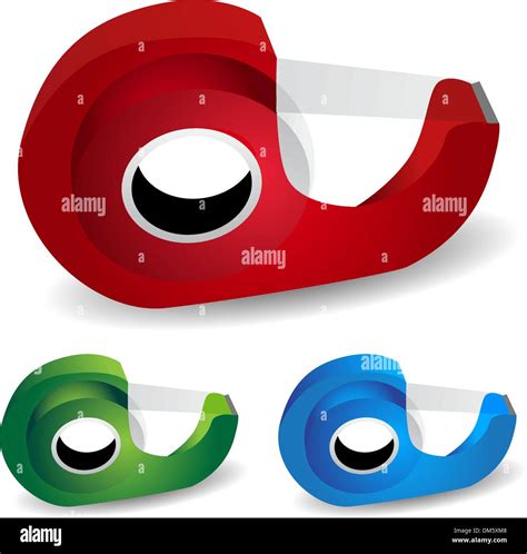 Tape Dispenser Icon Stock Vector Images Alamy