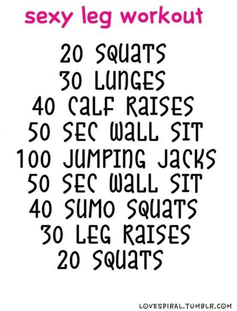 At-Home Leg Workout Routine