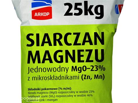 Naw Z Siarczan Magnezu Jednowodny Z Mikrosk Adnikami Mgo Nawozy