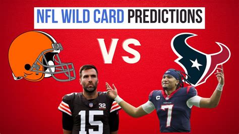 Cleveland Browns Vs Houston Texans Nfl Wild Card Prediction 2024