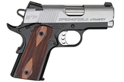 Springfield 1911 Emp 40 Sw Compact Centerfire Pistol With Cocobolo Grips Sportsman S Outdoor