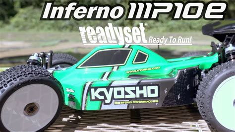 KYOSHO INFERNO MP10e Readyset Color Type 1 Green YouTube