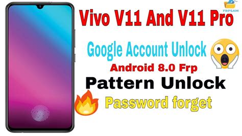 Vivo V Pro Pin Pattern Password Unlock Vivo V Pro Frp Unlock