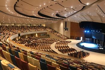 interior architectural lights Calvary Orlando church