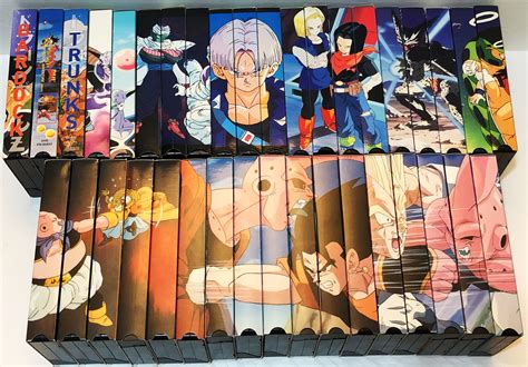 Dragon Ball Z Commander Red Saga Vhs Box Set Uncut Vintage Dbz Tapes