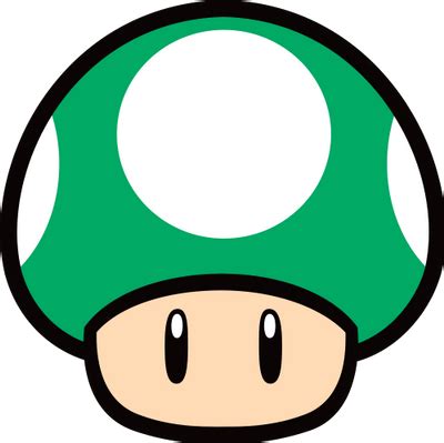 Super Mario: 1-Up Mushroom 2D by Joshuat1306 on DeviantArt