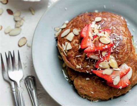 Gluten-Free Banana & Strawberry Pancakes - Vegan Food & Living