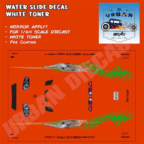 Hot Wheels Decal White Toner Fnf Toyota Supra Brian Shopee Philippines