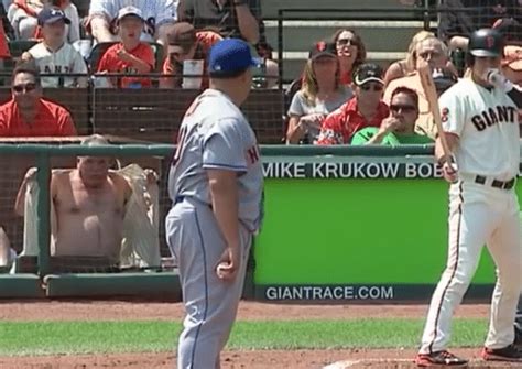 New York Mets Fan Goes Shirtless For Bartolo Colon Video