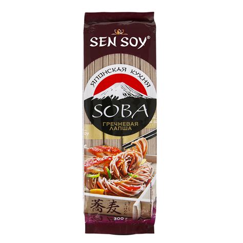Лапша гречневая Sen Soy Soba 300гр купить по цене 155 ₽ в интернет ...