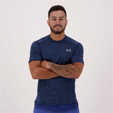 Camiseta Under Armour Tech Tee Twist Marinho Futfanatics