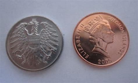 Монеты и банкноты №22 2 гроша (Австрия), 1 цент (Соломоновы острова ...