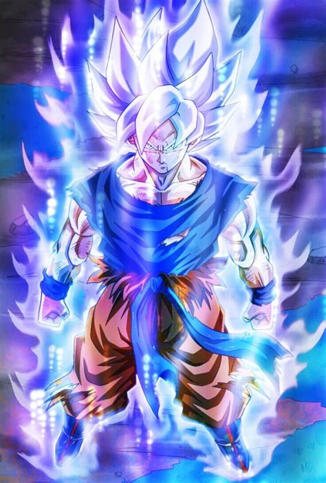 Background Color Mui Goku Ultra Instinct Super Aura Dragon Ball Clipart