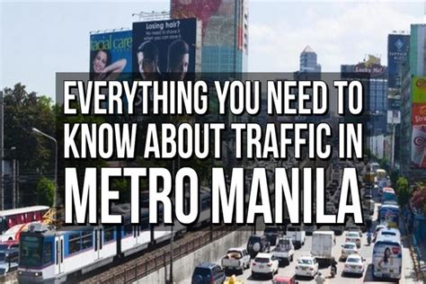 Traffic Jam In Manila And How We Can Survive