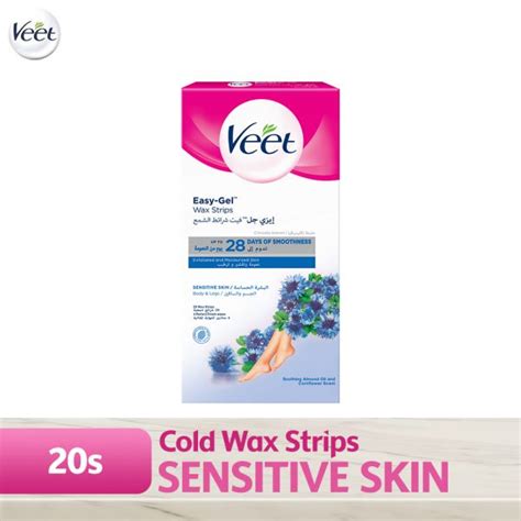 Veet Hair Removal Wax Strip Sensitive Skin 20s 3038792 Fmcgmy