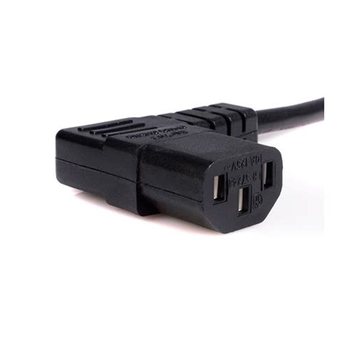 Right Angle Power Cord Ft Right Angled Power Cable Startech