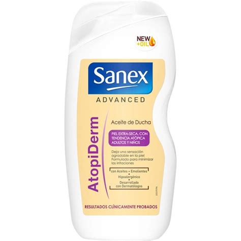 SANEX Advanced gel de baño Atopiderm en aceite para piel extra seca con