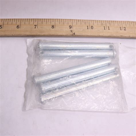 5 Pk Clevis Pin Low Carbon Steel Zinc Clear 7 16 X 4 EBay