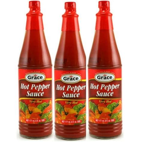 Jamaican Hot Pepper Sauce 6 Pack Etsy