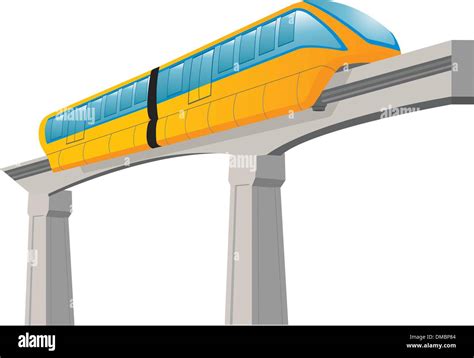 Monorail Vector Hi Res Stock Photography And Images Alamy