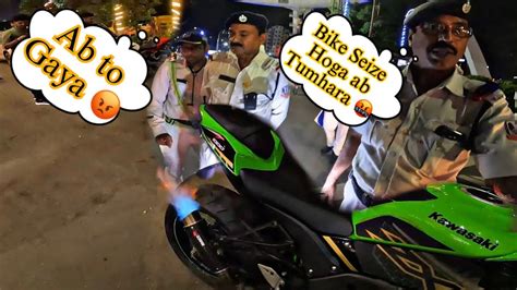 Police Ne Zx10r Ko Seize Kar Liya 😭 Cops Vs Superbike Aaj Toh Mota