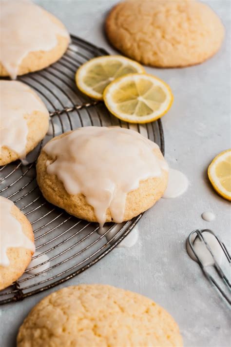 Lemon Cookies With Lovely Lemon Glaze Ambitious Kitchen