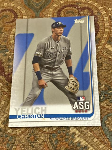 Topps Update Us Christian Yelich Ebay