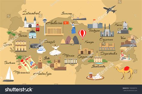 Map Of Turkey Tourist Destinations - Tourist Destination in the world