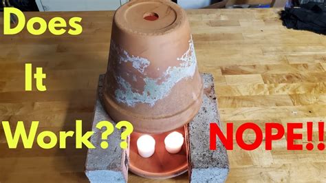 Clay Pot Candle Heater Youtube