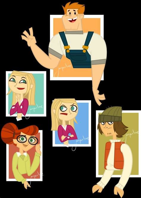 Total Drama Pahkitew Island Rodney Samey Amy Shawn And Scarlett