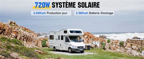 Eco Worthy Kw H Kit Complet De Panneau Solaire W V Avec Batterie