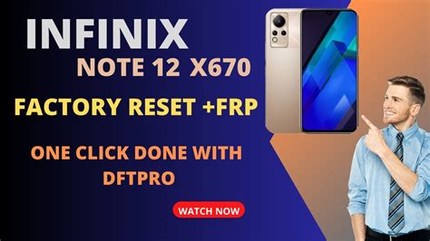 Infinix Note 12 X670 Frp Factory Reset Pattern