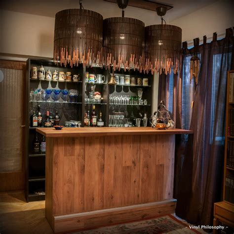 A Gorgeous Bar From Tall And Short Billy Bookcases The Tall Ones Form