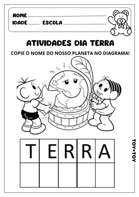 Atividades Dia Da Terra Toy Toy