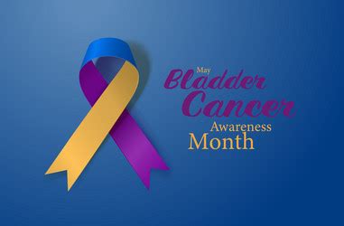 Bladder Cancer Awareness Calligraphy Poster Design