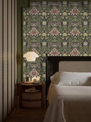 Snapklik Abyssaly Vintage William Morris Peel And Stick Wallpaper