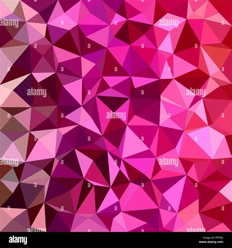 Magenta Triangle Mosaic Vector Background Design Stock Vector Image