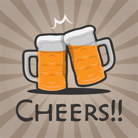 cheers, Beer oktoberfest logo symbol 8680401 Vector Art at Vecteezy