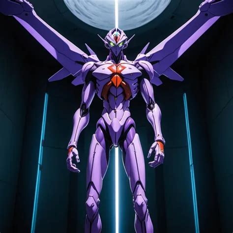 Giant Sahaquiel In Neon Genesis Evangelion Overhead